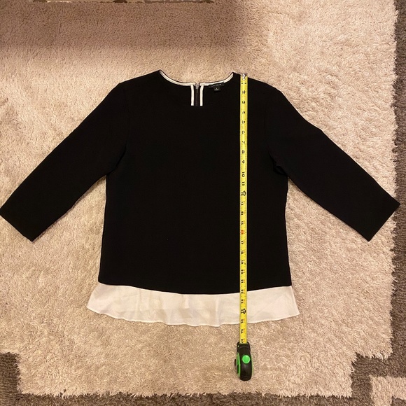 Ann Taylor Black and White Blouse - Picture 3 of 6